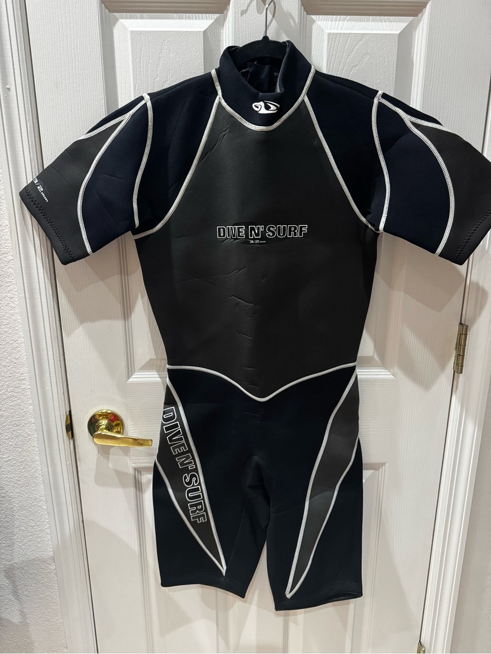 Men’s Short Sleeve Wetsuit - Black